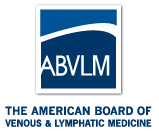 The American Board of Venous and Lymphatic Medicine logo is headquartered in Princeton, NJ.