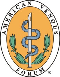 The American Venous Forum logo, proudly representing the esteemed organization dedicated to advancing vein health.