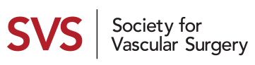 Svs society for vascular surgery logo illustrating the medical care provided by Deak Vein NJ Clinic to patients with vein health problems in Somerset and Princeton.