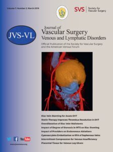 A journal on vascular surgery venous and Lymphatic Disorders