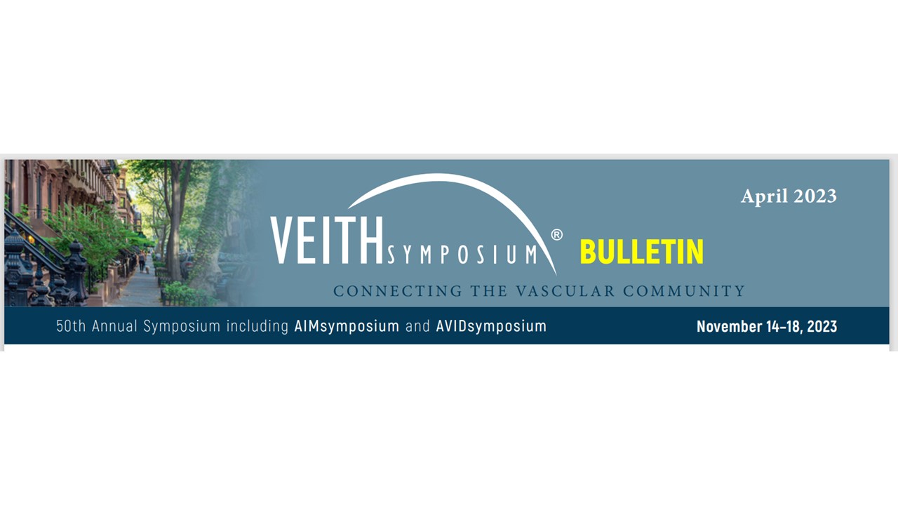 VEITH Symposium Bulletin Deak Vein NJ Clinic