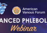 A smaller banner for the Advanced Phlebology webinar